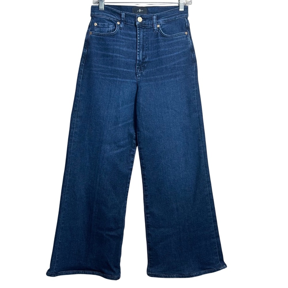 7 For All Mankind Ultra High Rise Jo Jeans Paradise Cove Wide Leg 27